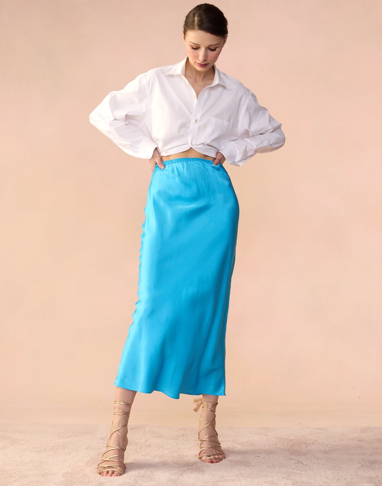 Sienna Silk Skirt TA5