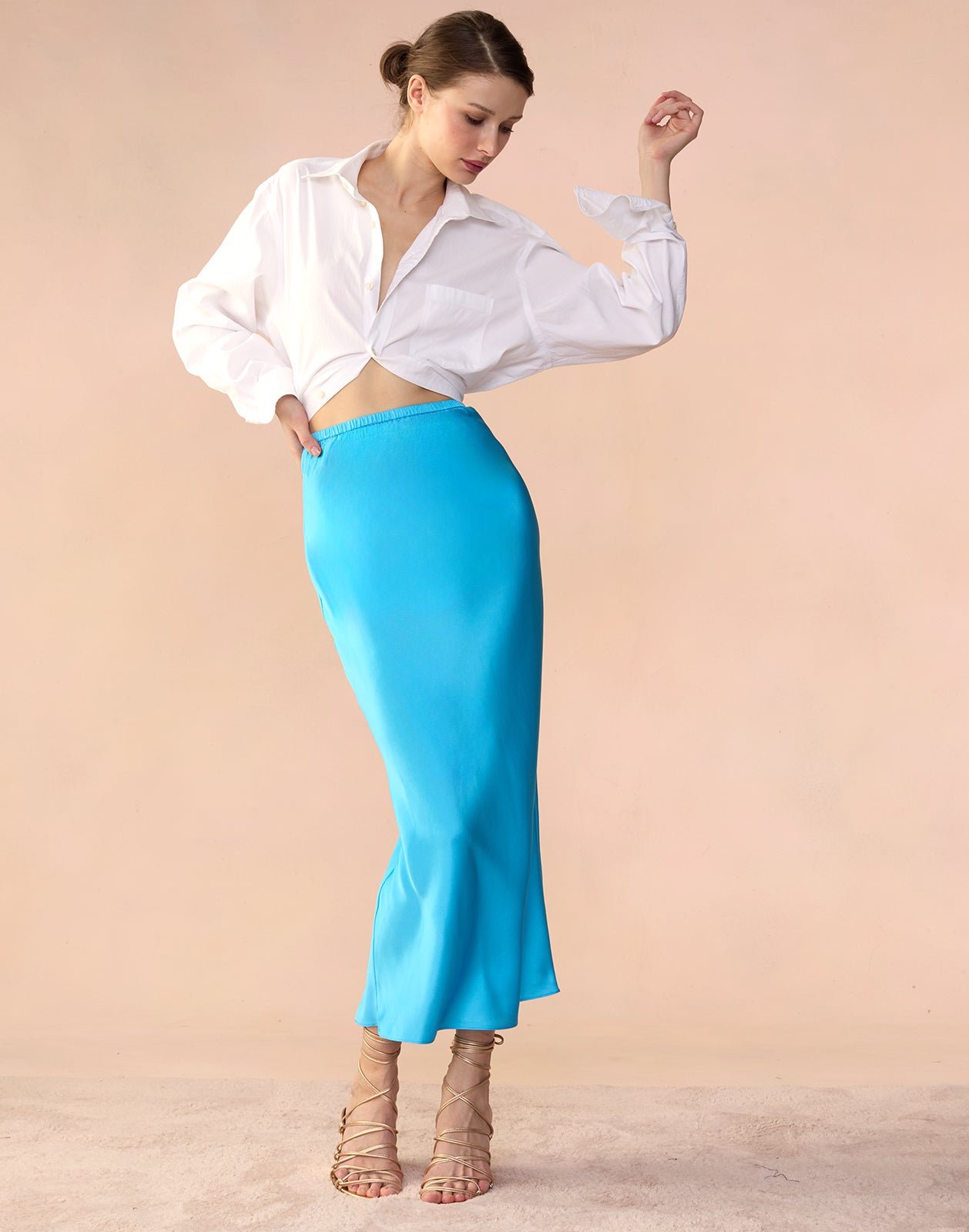 Sienna Silk Skirt TA5