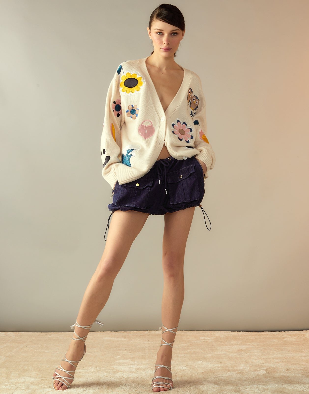 Playful Patchwork Cardigan TA31